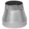 Imperial Mfg Imperial 8 in. D X 6 in. D Galvanized Steel Furnace Pipe Reducer GV1351 - alternate 1